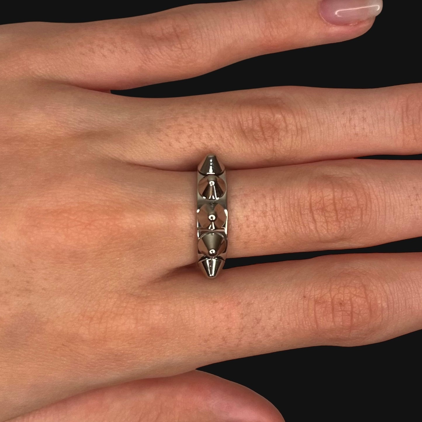 Rebel Edge Ring Silver