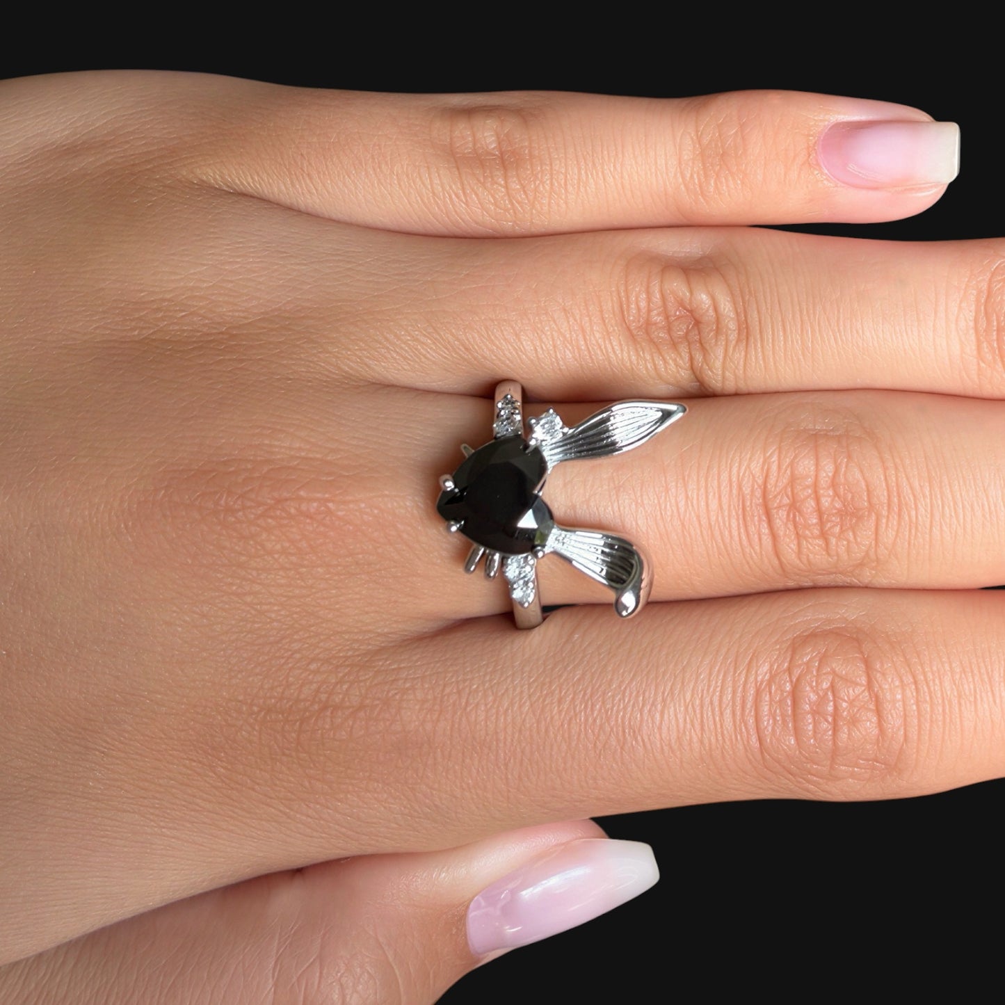 Bunny Ring Silver