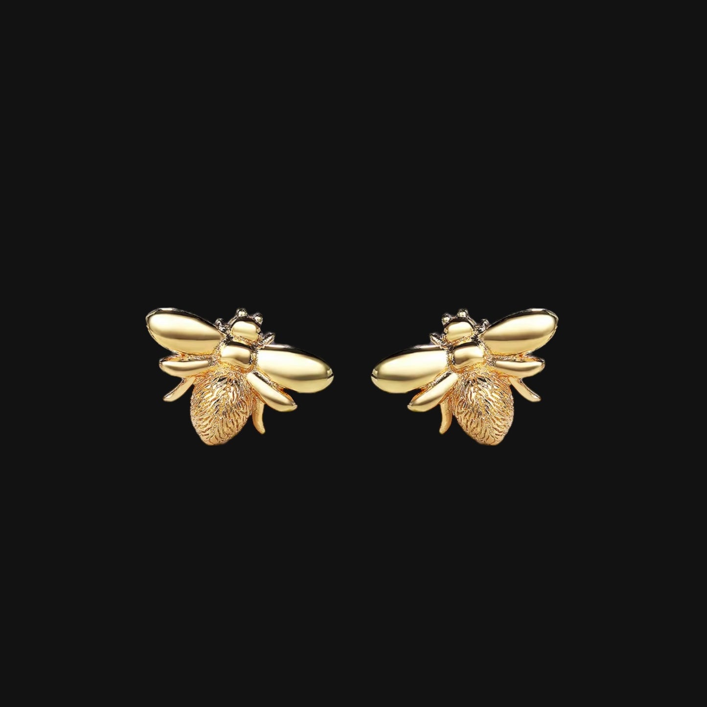 Bee Studs Guld