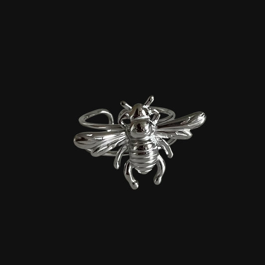 Insect ring silver