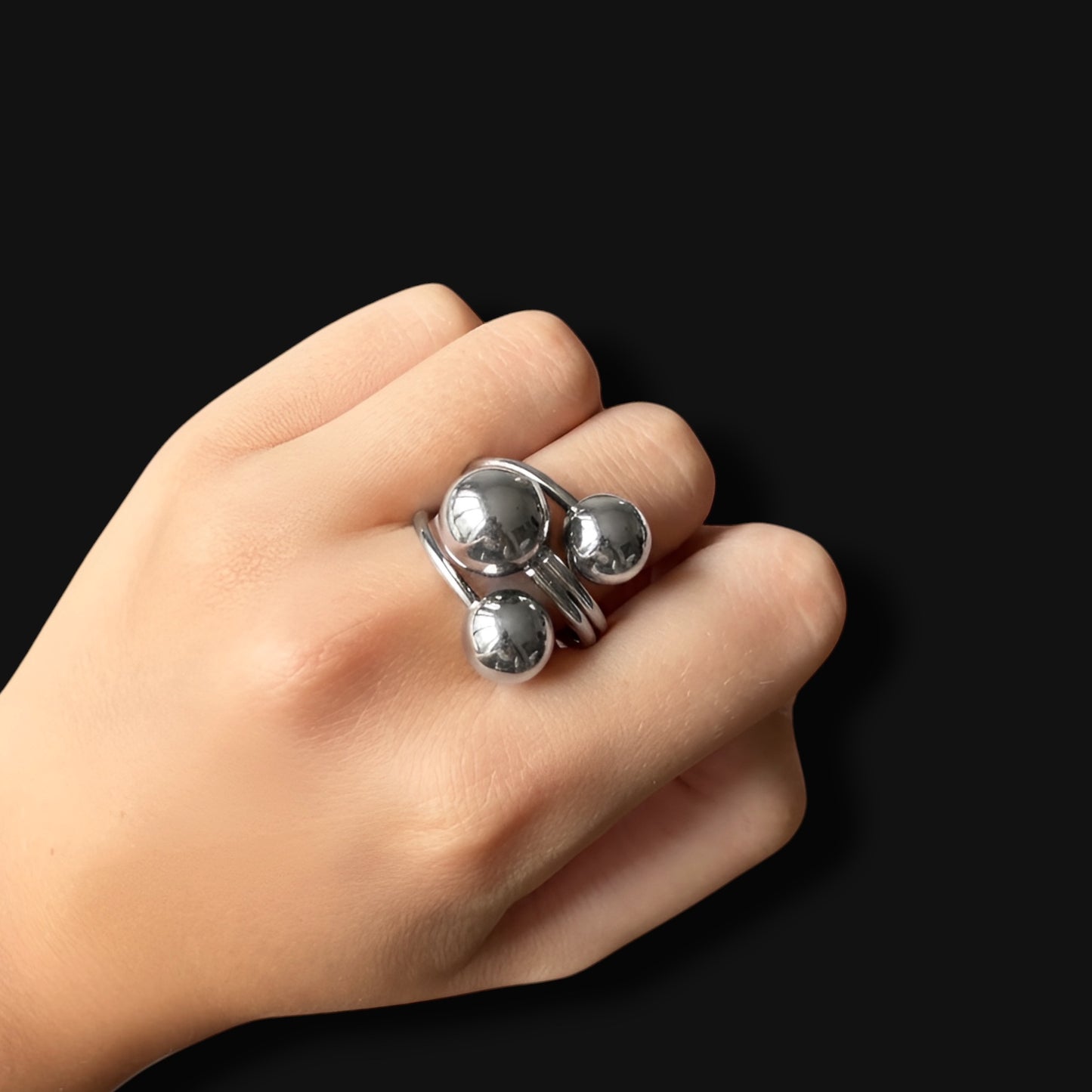 Bubble Ring - Silver