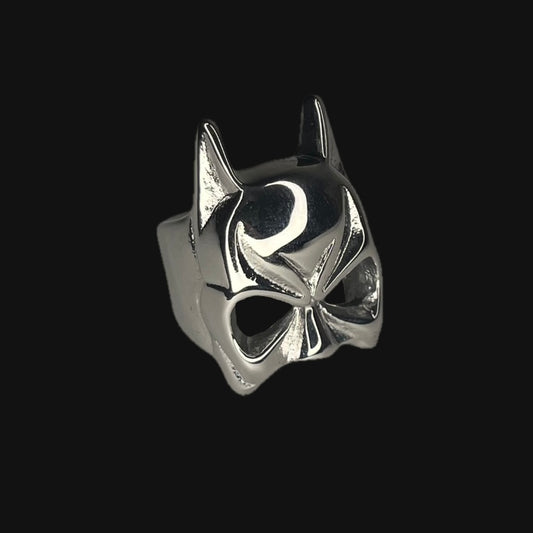 Batman ring silver