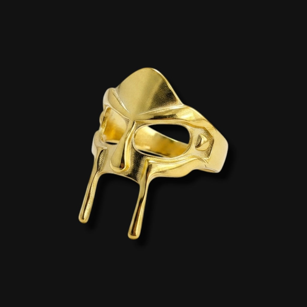 Phantom Mask Ring - Guld