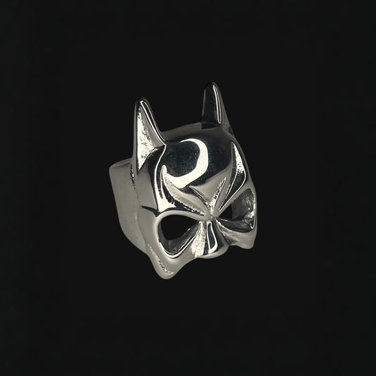 Batman ring silver