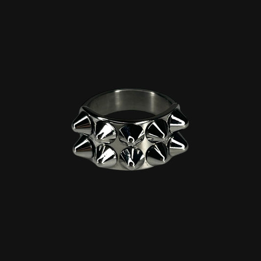 Tough love ring silver