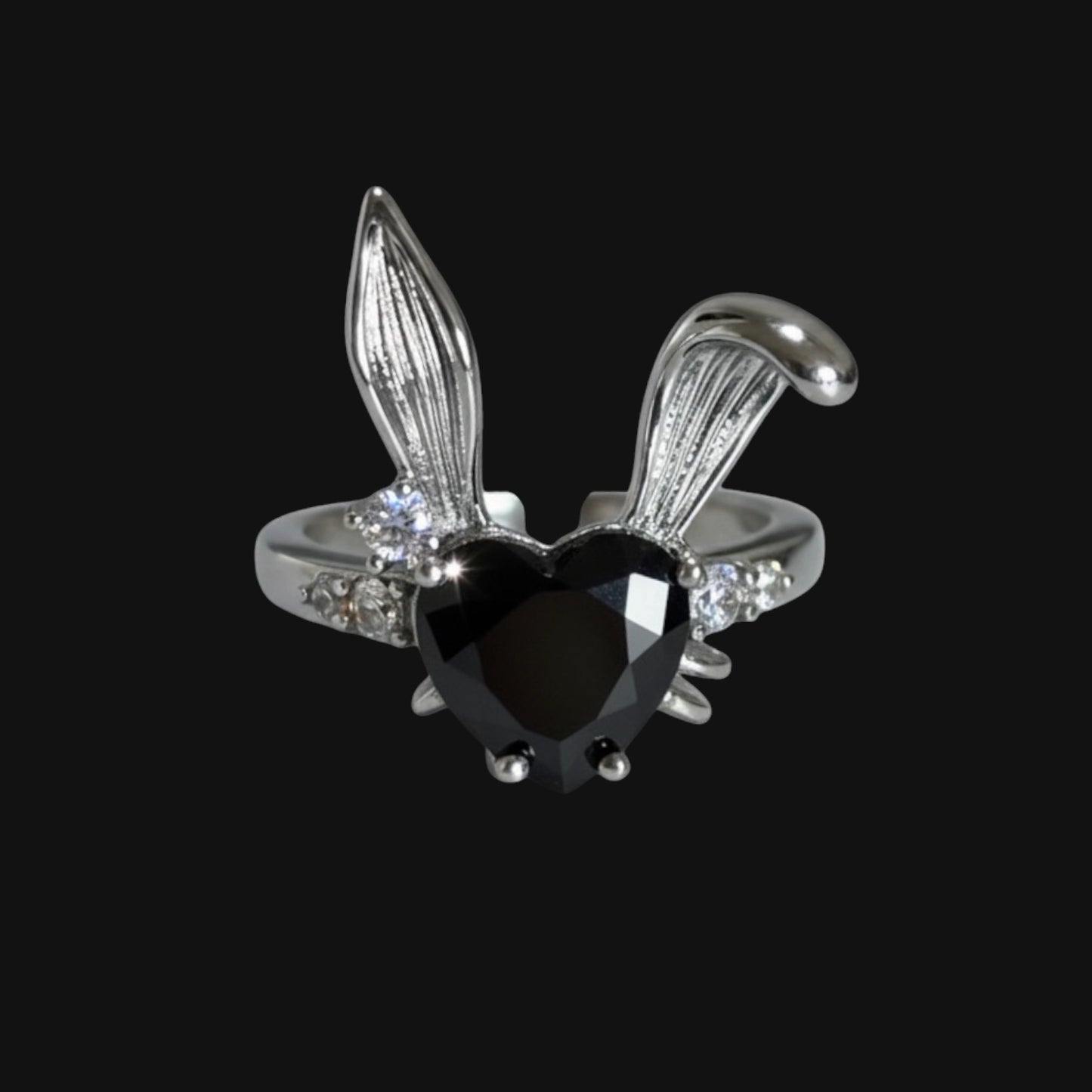 Bunny Ring Silver