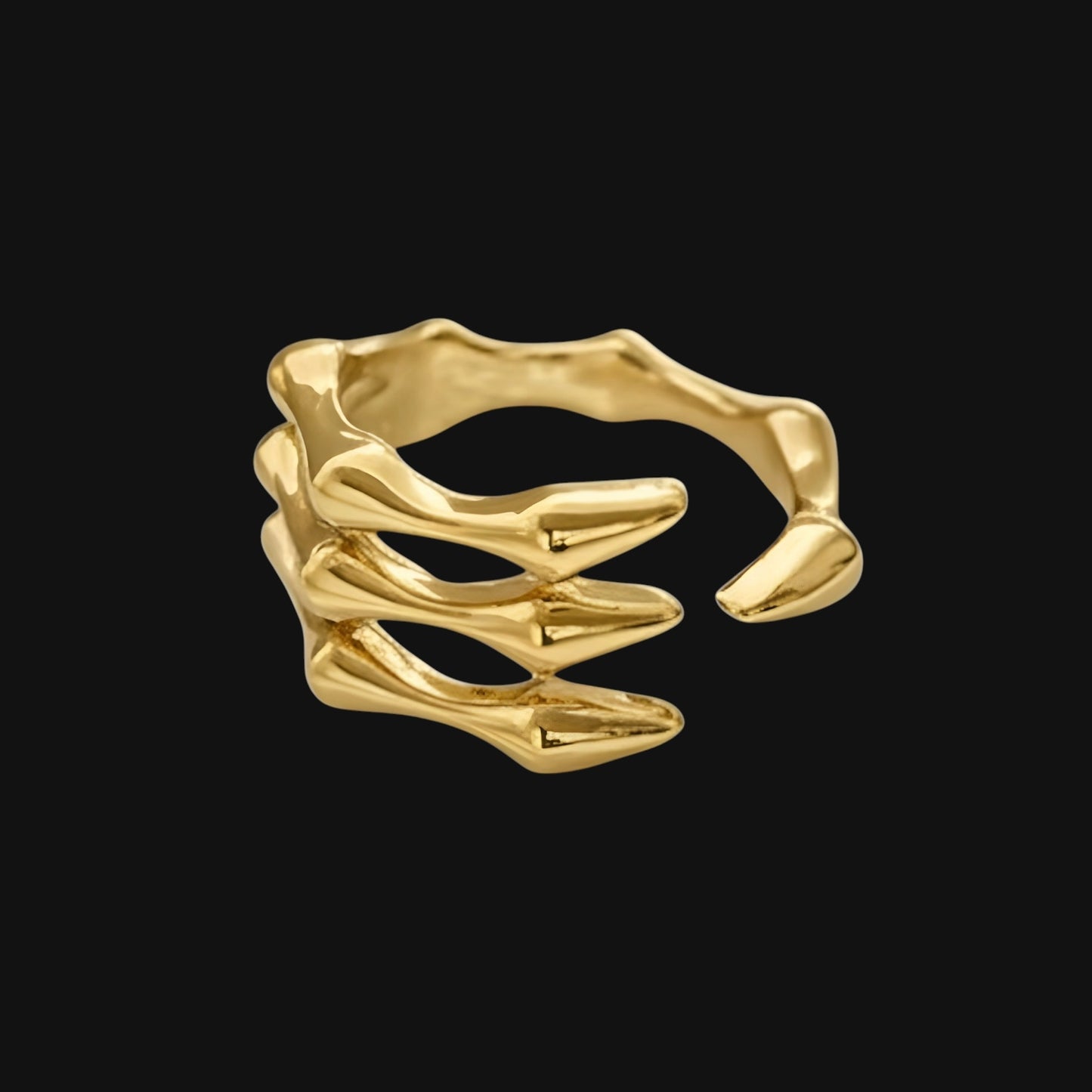 Claw Ring Gold