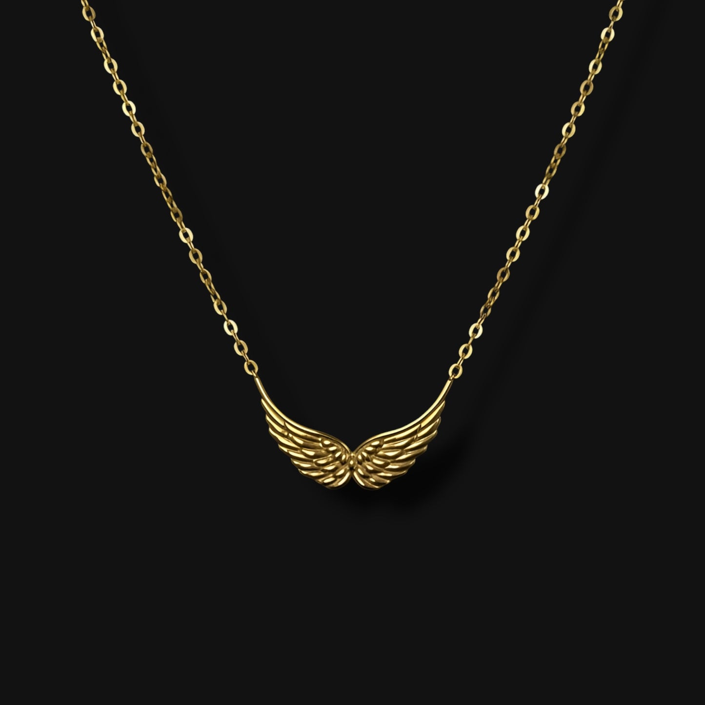 Wing Necklace - Guld