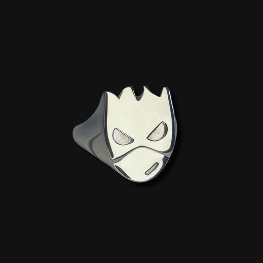 Fire boy ring silver