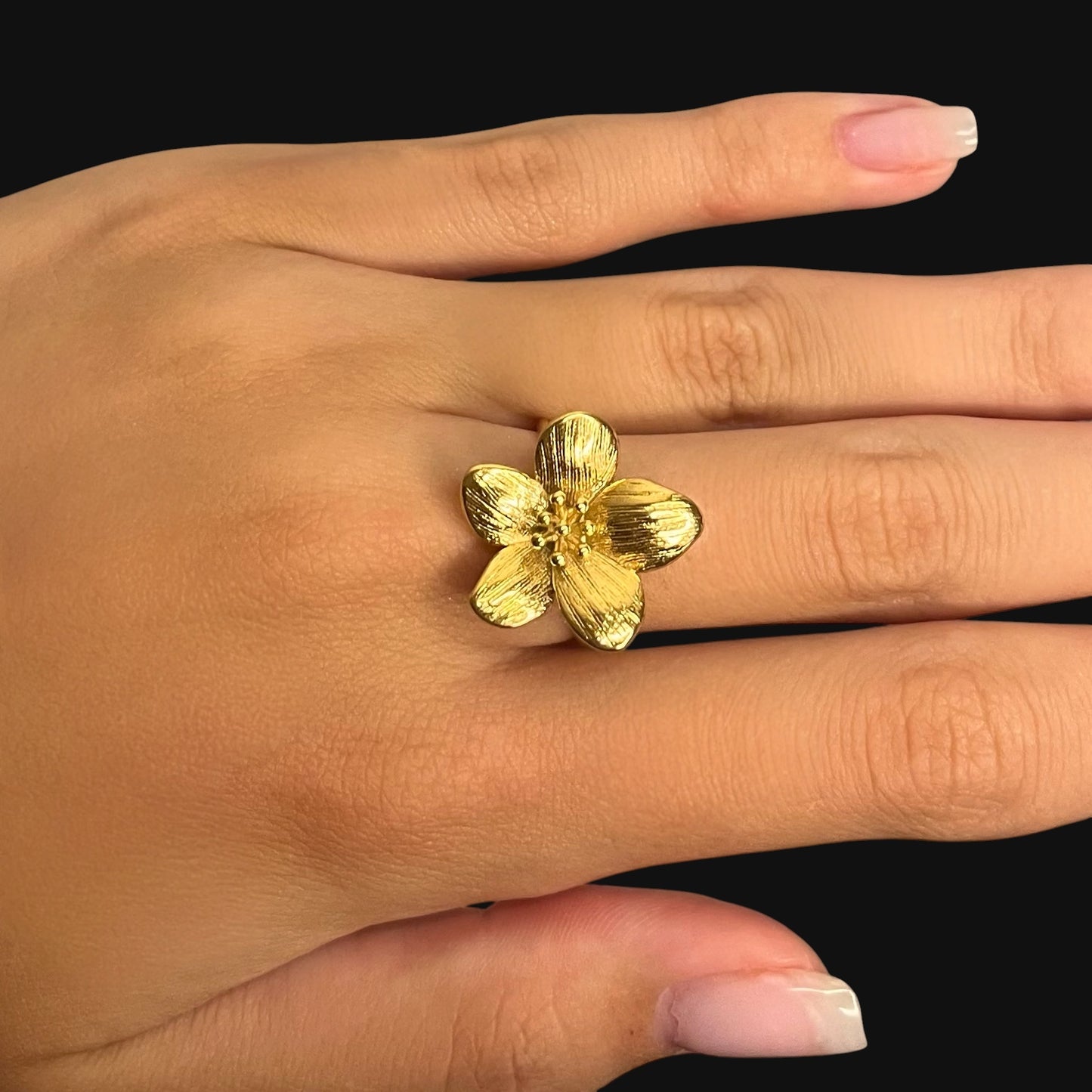 Flower Ring Guld