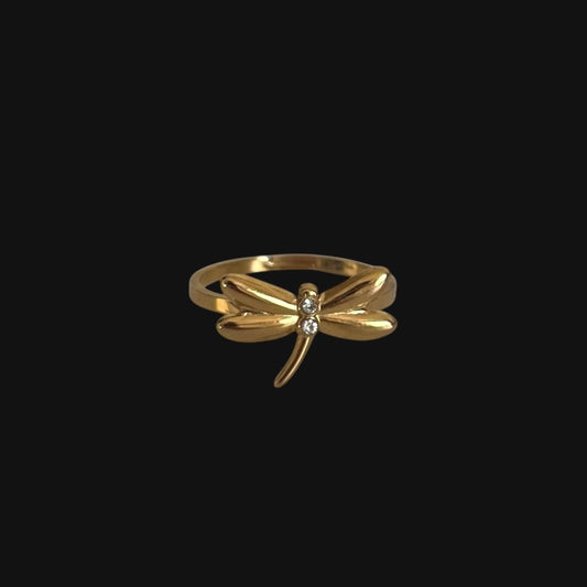 Dragonfly Ring Guld