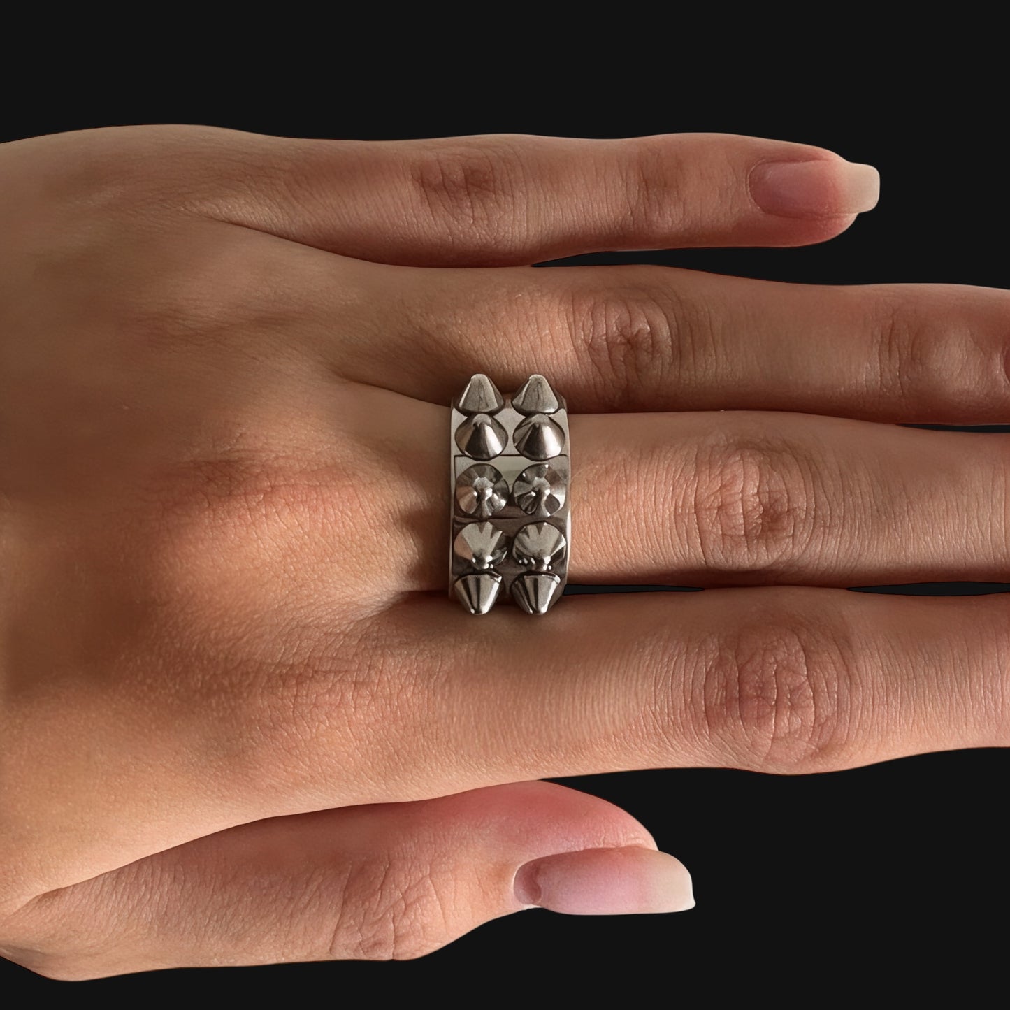 Tough Love Ring Silver