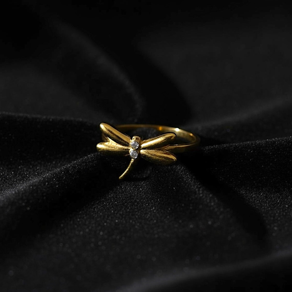 Dragonfly Ring Guld