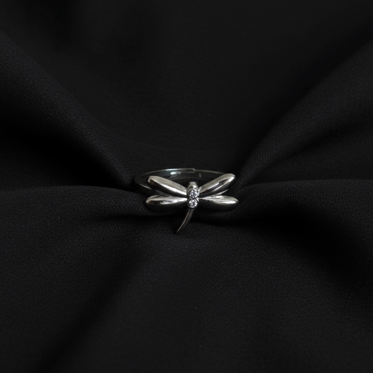 Dragonfly Ring Silver
